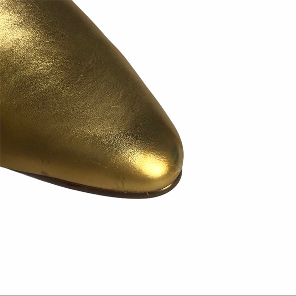 Michael Antonio Metallic Gold “SMUSH” Booties 8 - Picture 9 of 15